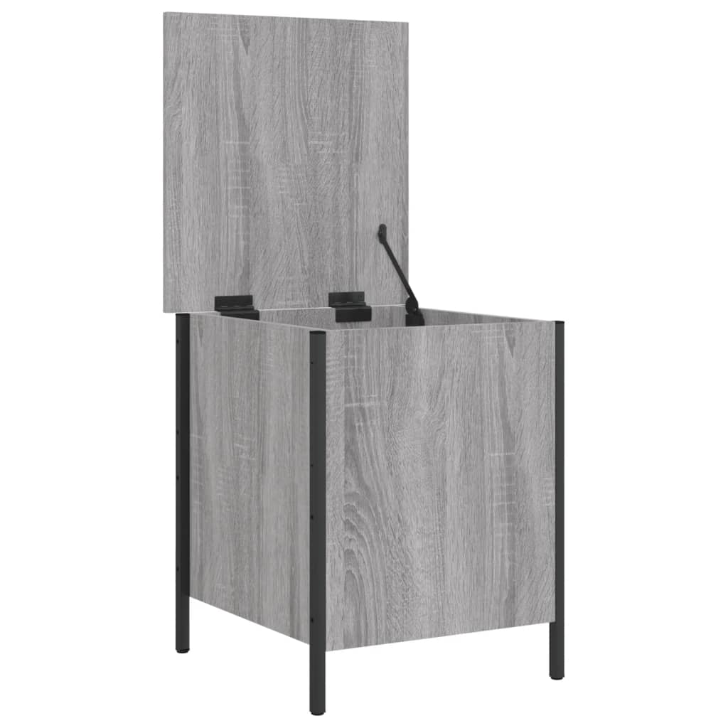 vidaXL Storage Bench Grey Sonoma 40x42,5x50 cm Engineered Wood