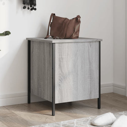 vidaXL Storage Bench Grey Sonoma 40x42,5x50 cm Engineered Wood