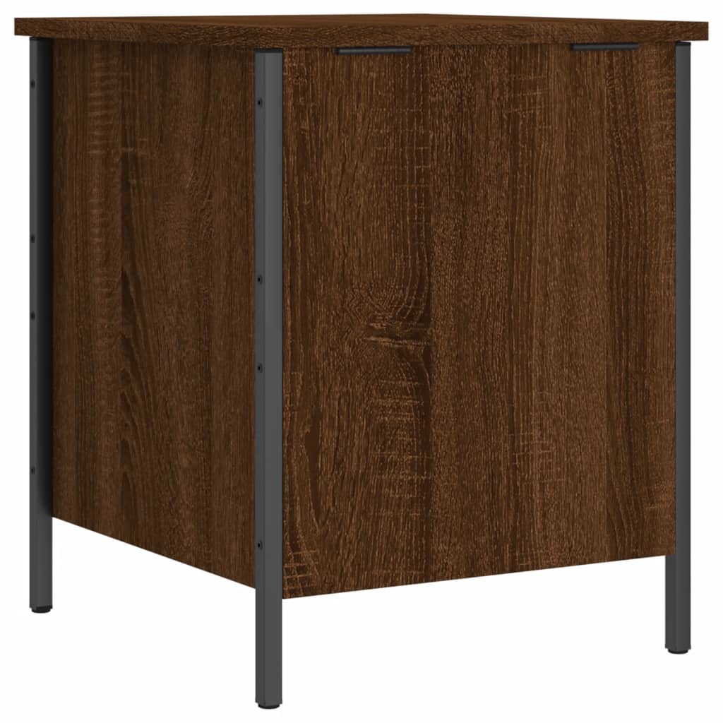 vidaXL Storage Bench Brown Oak 40x42,5x50 cm Engineered Wood