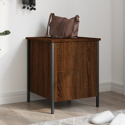 vidaXL Storage Bench Brown Oak 40x42,5x50 cm Engineered Wood