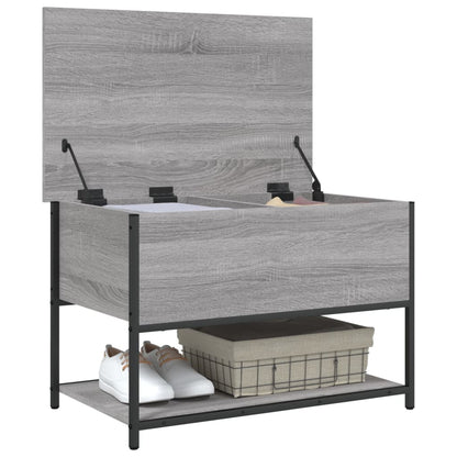 vidaXL Storage Bench Grey Sonoma 70x42,5x47 cm Engineered Wood