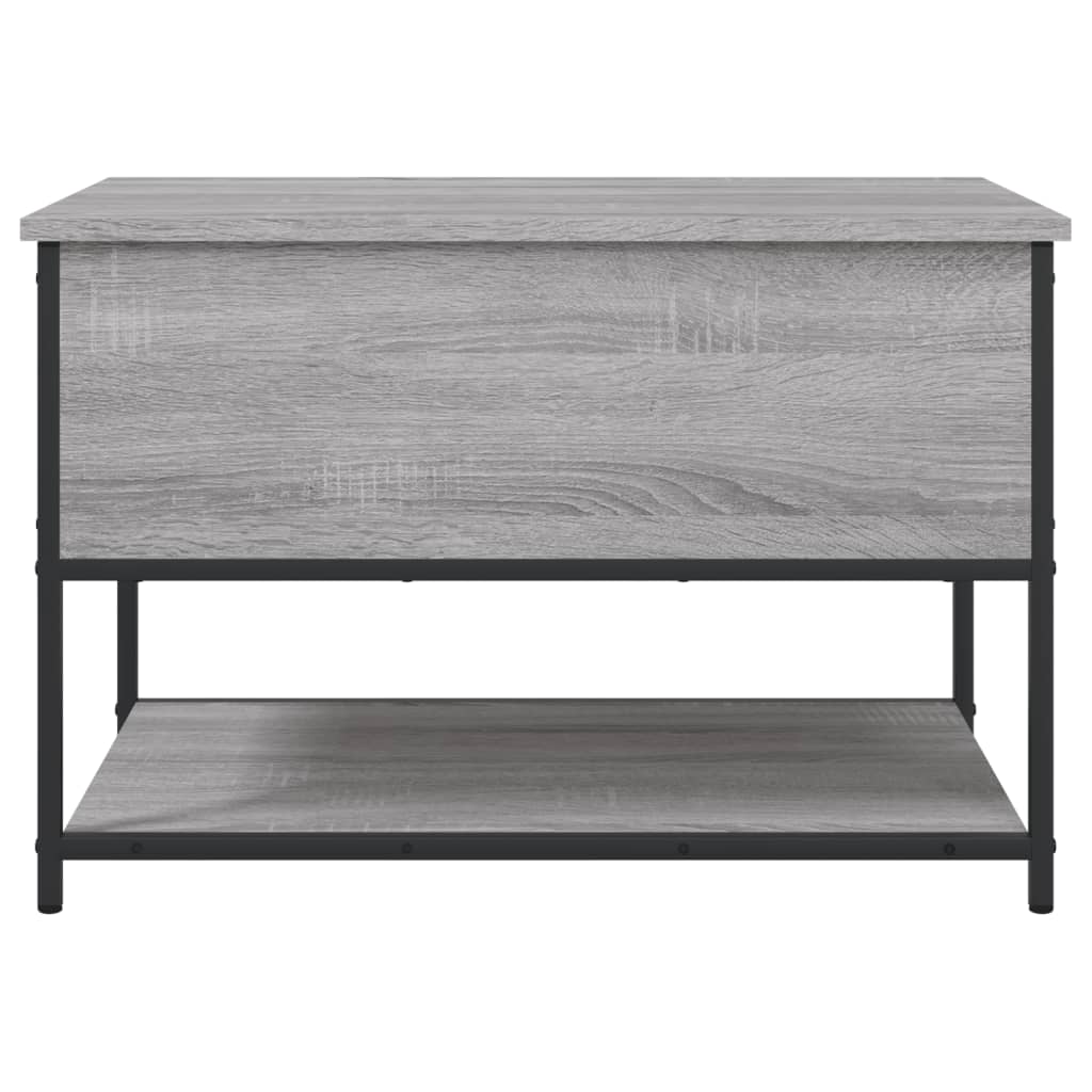 vidaXL Storage Bench Grey Sonoma 70x42,5x47 cm Engineered Wood