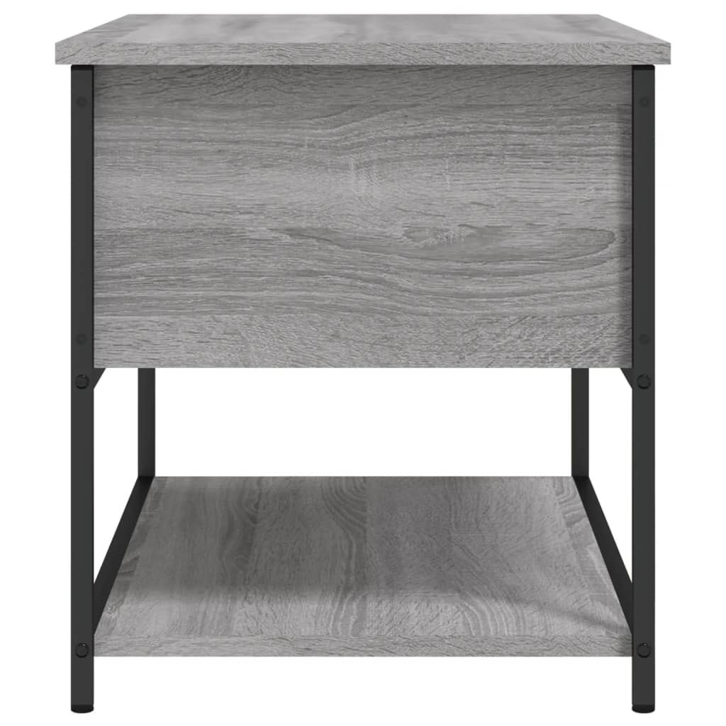 vidaXL Storage Bench Grey Sonoma 70x42,5x47 cm Engineered Wood