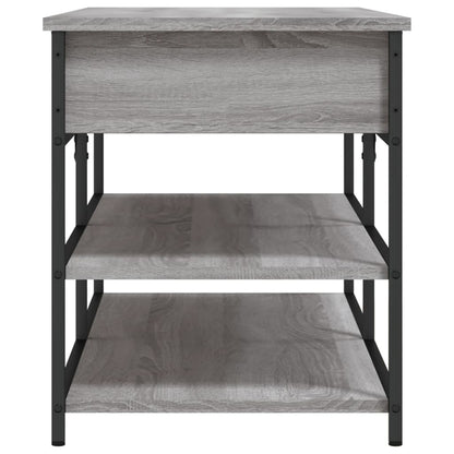 vidaXL Shoe Bench Grey Sonoma 100x42.5x50 cm Engineered Wood