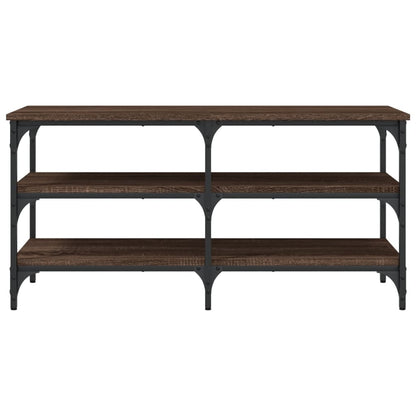 vidaXL Shoe Bench Brown Oak 100x38,5x49 cm Engineered Wood