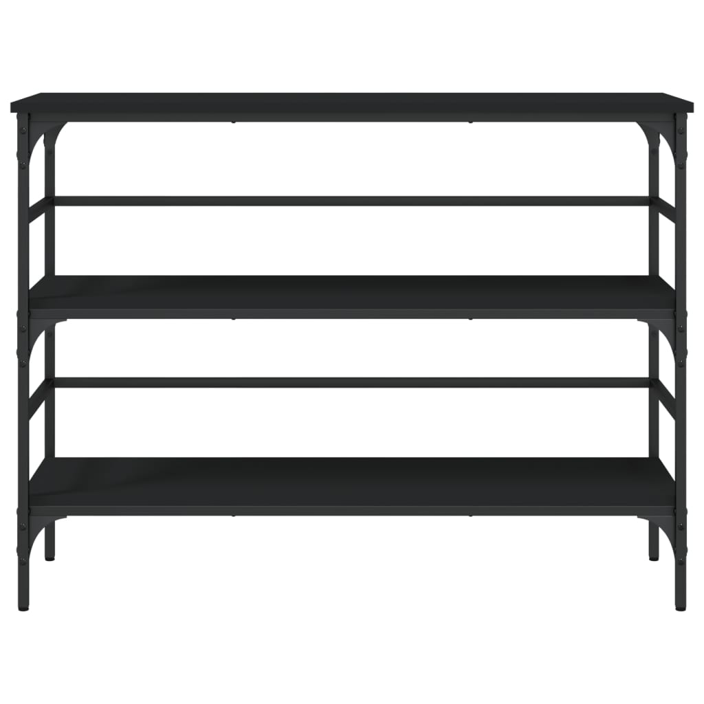 vidaXL Console Table Black 100x32x75 cm Engineered Wood