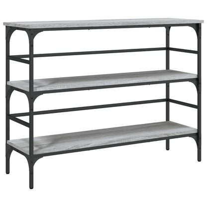 vidaXL Console Table Grey Sonoma 100x32x75 cm Engineered Wood