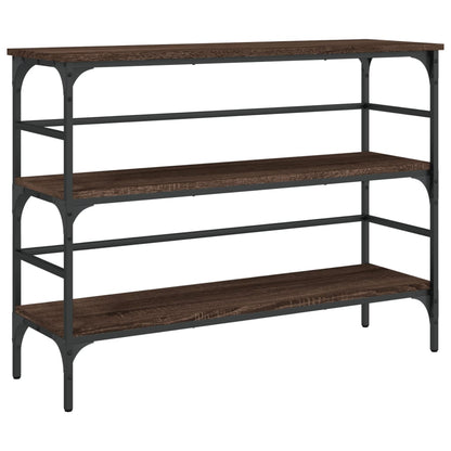 vidaXL Console Table Brown Oak 100x32x75 cm Engineered Wood