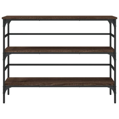 vidaXL Console Table Brown Oak 100x32x75 cm Engineered Wood