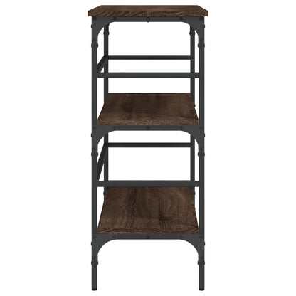 vidaXL Console Table Brown Oak 100x32x75 cm Engineered Wood