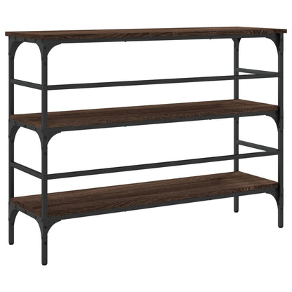 vidaXL Console Table Brown Oak 100x32x75 cm Engineered Wood