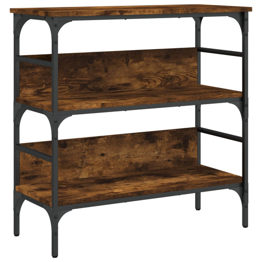 vidaXL Console Table Smoked Oak 75x32x75 cm Engineered Wood