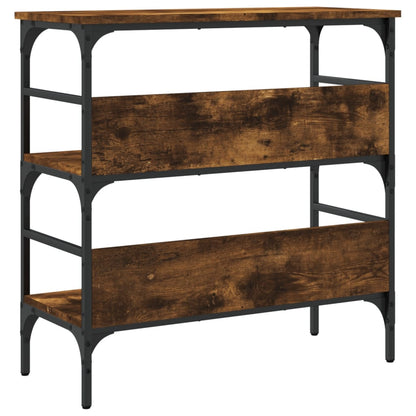vidaXL Console Table Smoked Oak 75x32x75 cm Engineered Wood
