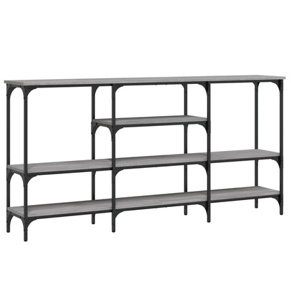 vidaXL Console Table Grey Sonoma 160x29x80 cm Engineered Wood