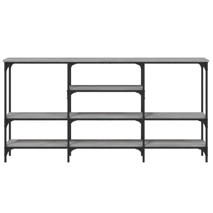 vidaXL Console Table Grey Sonoma 160x29x80 cm Engineered Wood