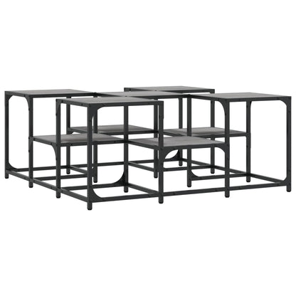 vidaXL Coffee Table Grey Sonoma 91x91x40 cm Engineered Wood