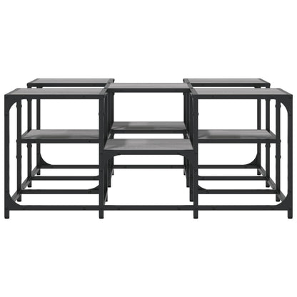 vidaXL Coffee Table Grey Sonoma 91x91x40 cm Engineered Wood