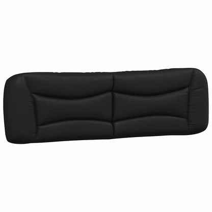 vidaXL Bed Frame without Mattress "Hvar" Black and White 180x200 cm Super King Faux Leather
