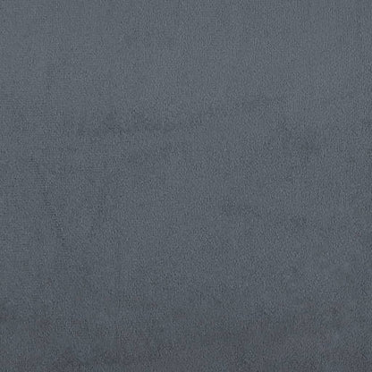 vidaXL Bed with Mattress "Dover" Dark Grey Single Velvet