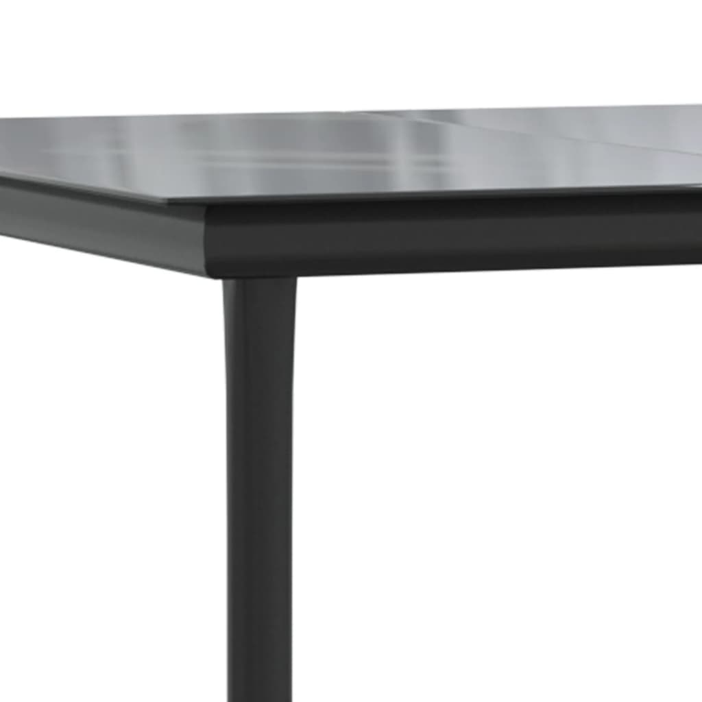vidaXL Garden Dining Set | Grey, Black, Dark Grey