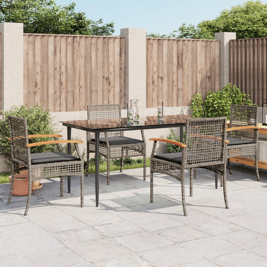 vidaXL Garden Dining Set | Grey