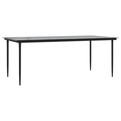 vidaXL Garden Dining Set | Grey, Black