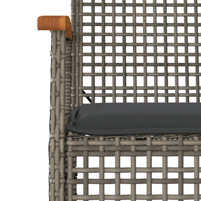 vidaXL Garden Dining Set | Grey, Black
