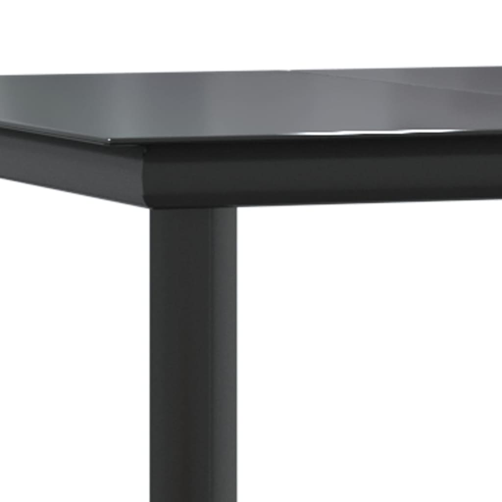 vidaXL Garden Dining Set | Grey | PE Rattan | UV-Proof Materials