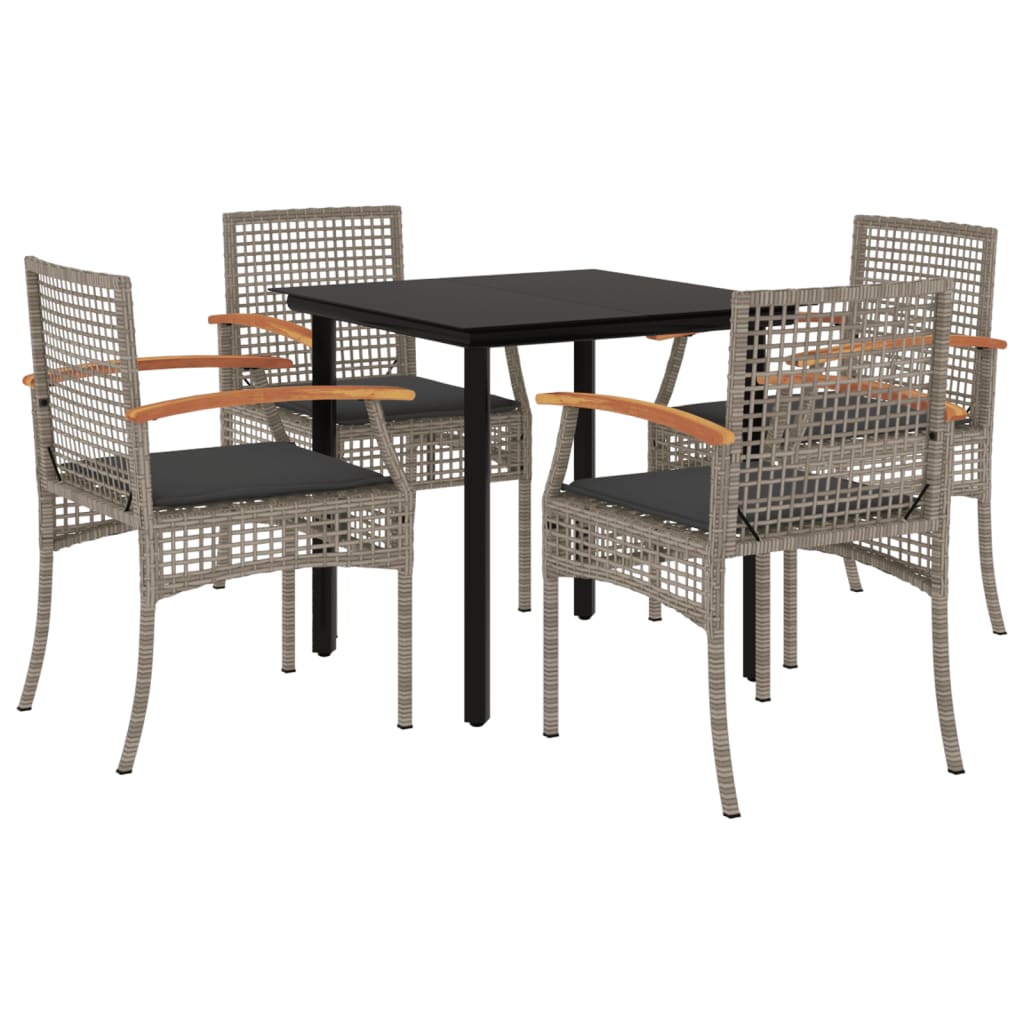 vidaXL Garden Dining Set | Grey