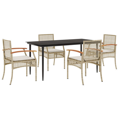 vidaXL Garden Dining Set | Beige