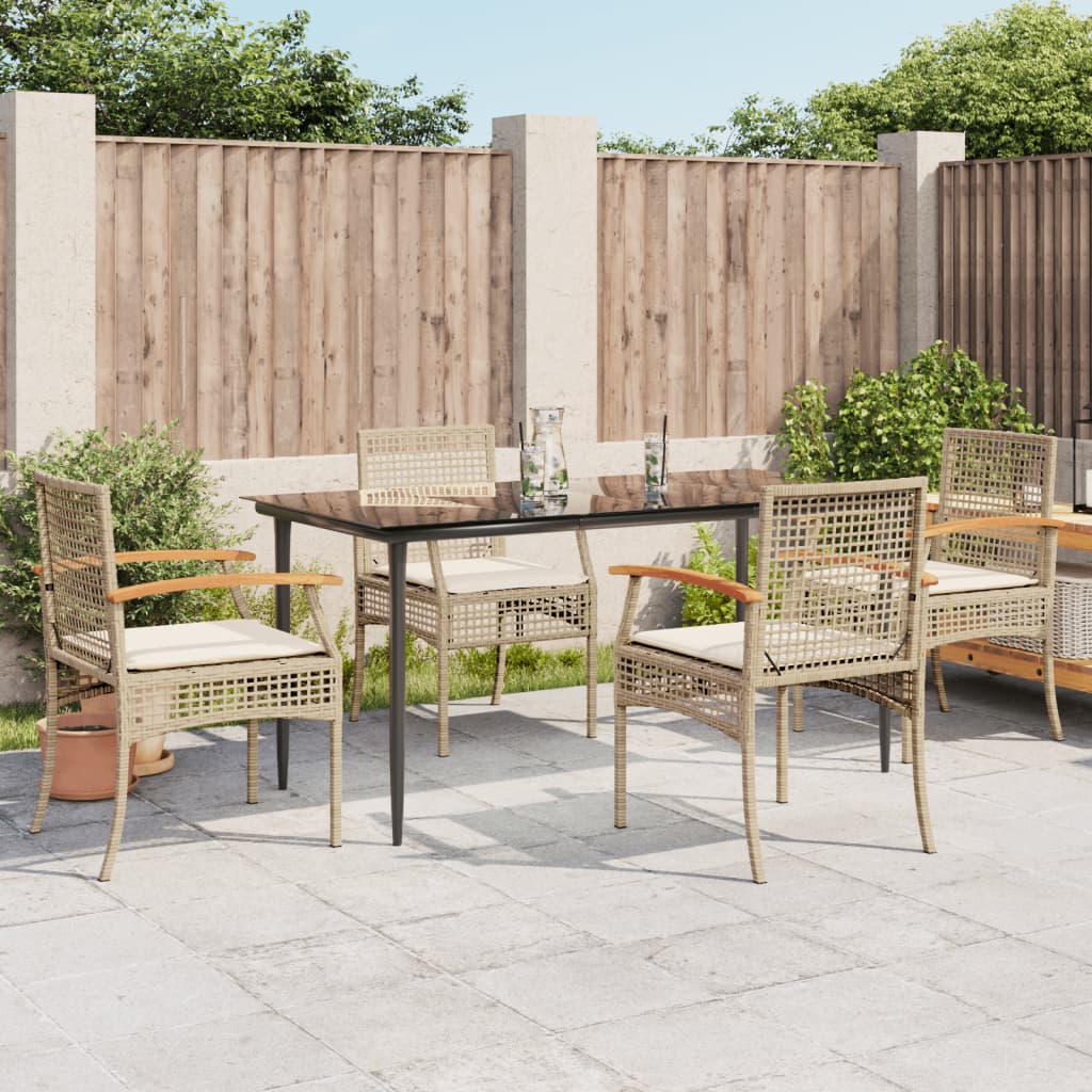 vidaXL Garden Dining Set | Beige