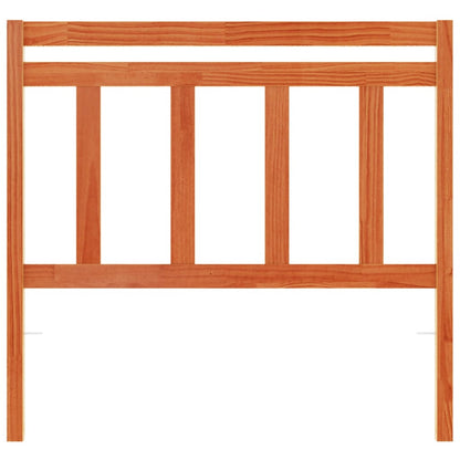 vidaXL Headboard Wax Brown 100 cm Solid Wood Pine