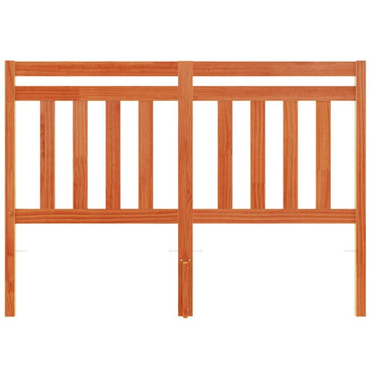 vidaXL Headboard Wax Brown 135 cm Solid Wood Pine