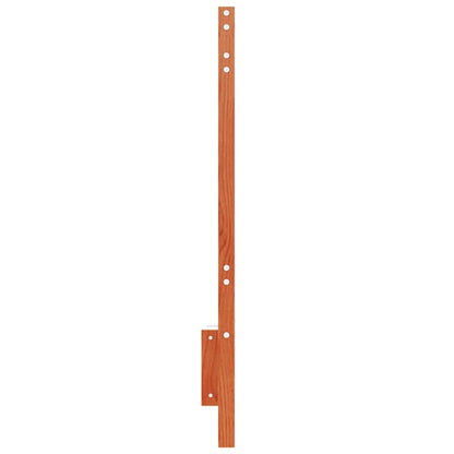 vidaXL Headboard Wax Brown 135 cm Solid Wood Pine