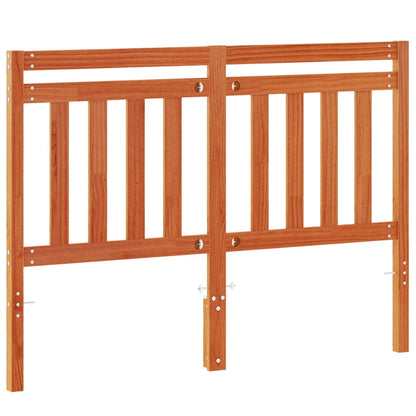 vidaXL Headboard Wax Brown 135 cm Solid Wood Pine
