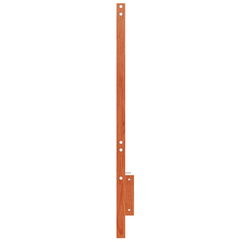 vidaXL Headboard Wax Brown 150 cm Solid Wood Pine