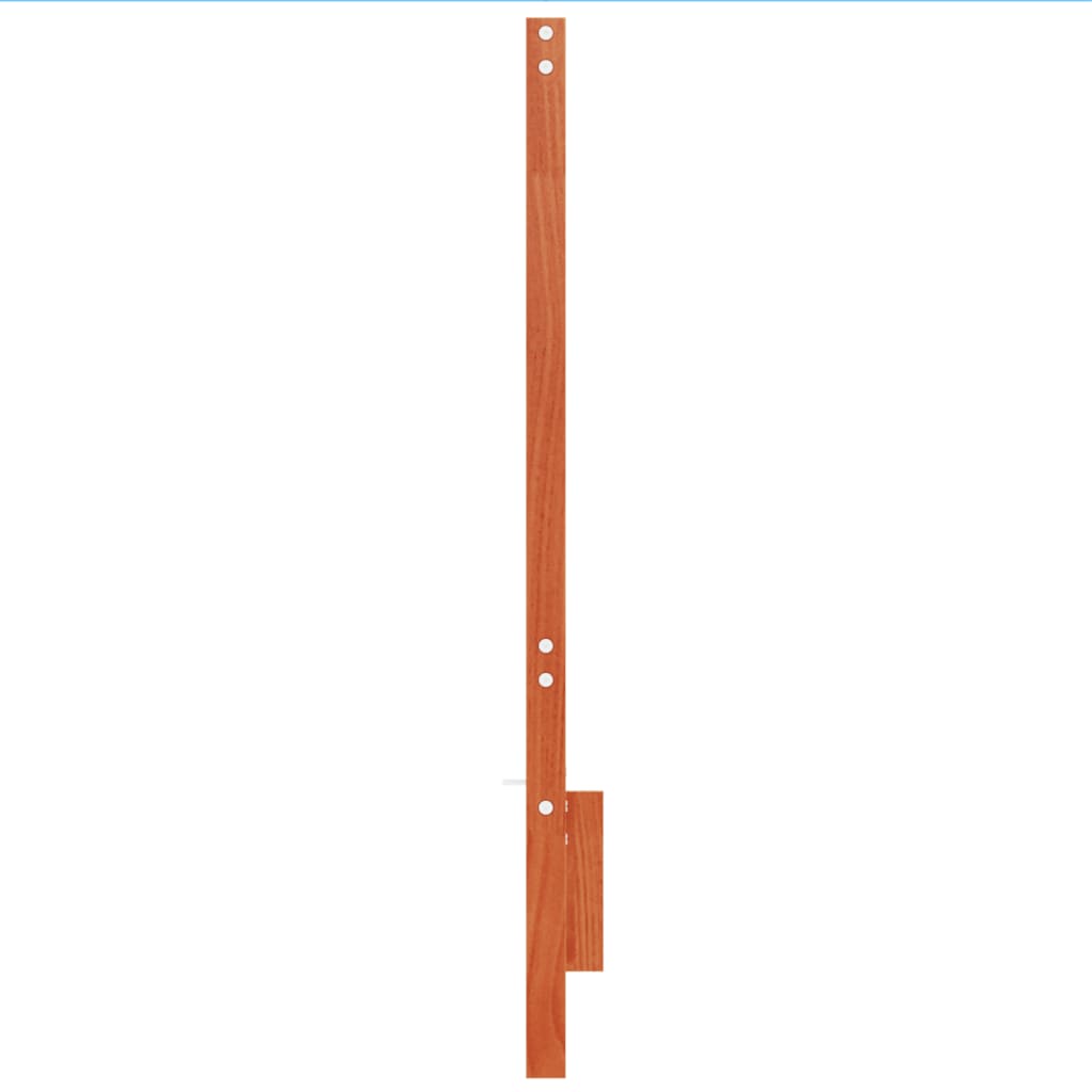 vidaXL Headboard Wax Brown 135 cm Solid Wood Pine