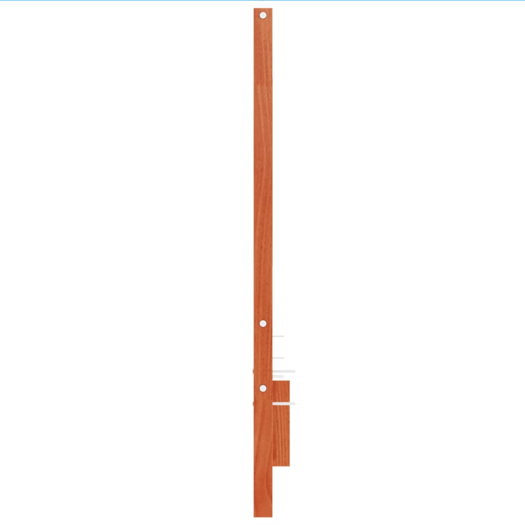 vidaXL Headboard Wax Brown 135 cm Solid Wood Pine