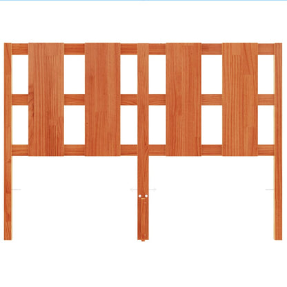 vidaXL Headboard Wax Brown 135 cm Solid Wood Pine