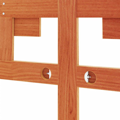 vidaXL Headboard | Wax Brown | Solid Pine Wood | 135 cm | Headboard