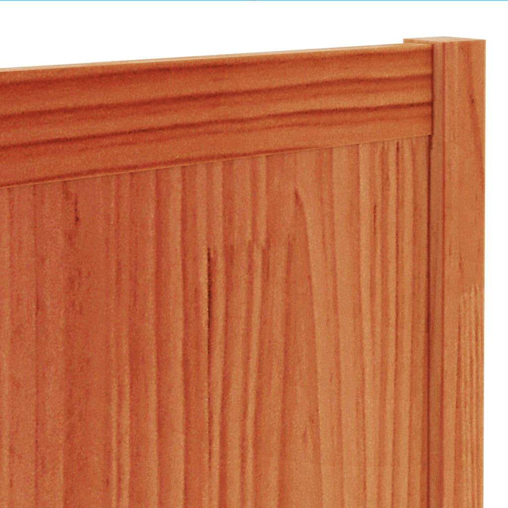 vidaXL Headboard Wax Brown 100 cm Solid Wood Pine