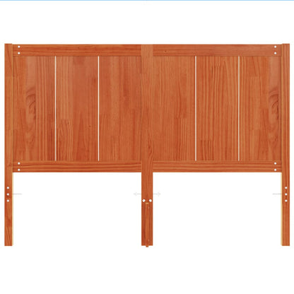 vidaXL Headboard Wax Brown 150 cm Solid Wood Pine