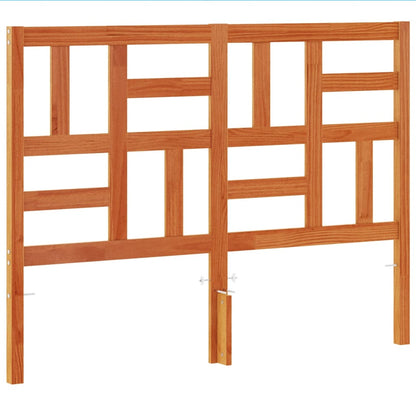 vidaXL Headboard Wax Brown 150 cm Solid Wood Pine