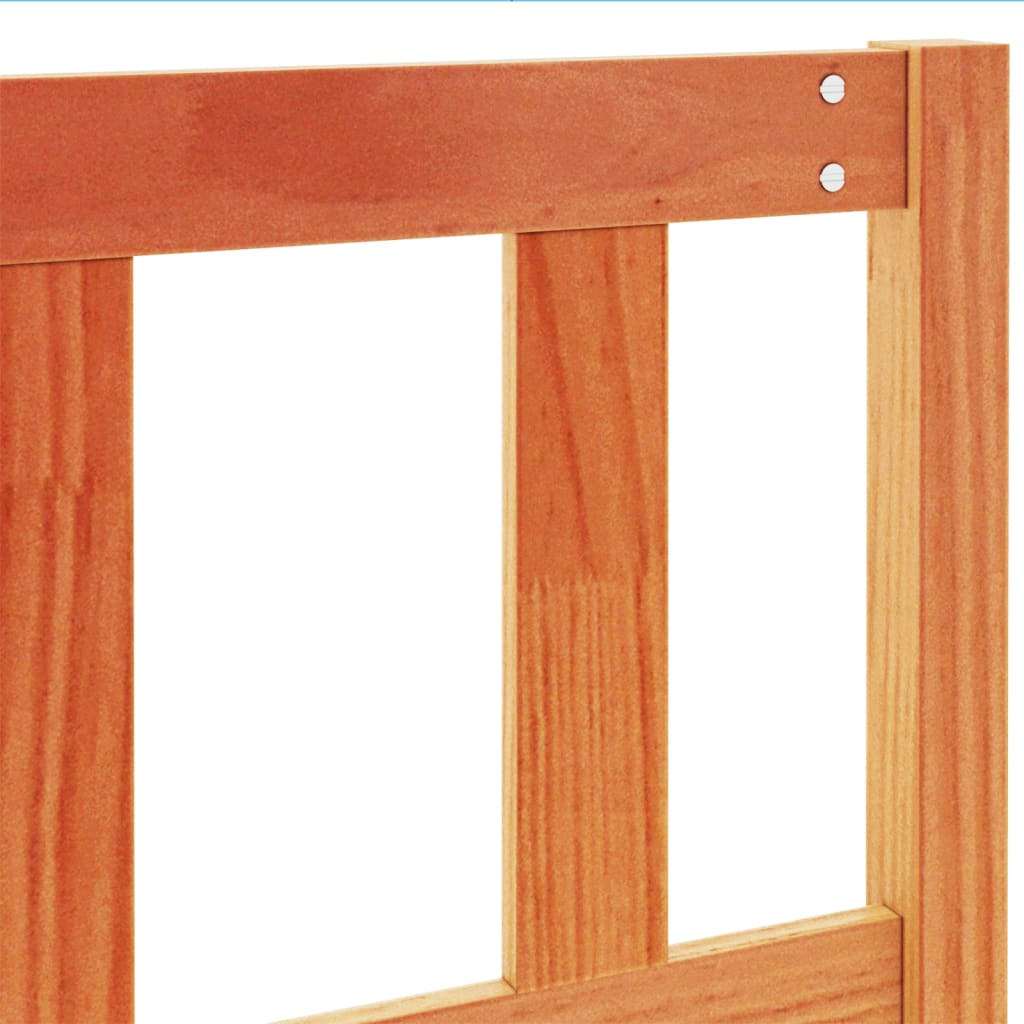 vidaXL Headboard Wax Brown 160 cm Solid Wood Pine