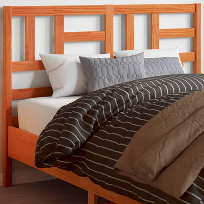 vidaXL Headboard Wax Brown 160 cm Solid Wood Pine