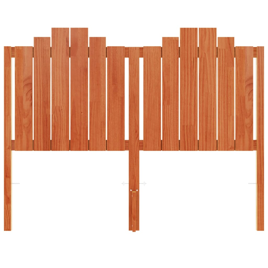 vidaXL Headboard Wax Brown 135 cm Solid Wood Pine