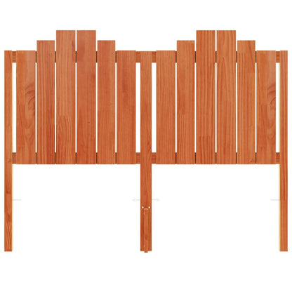 vidaXL Headboard Wax Brown 135 cm Solid Wood Pine