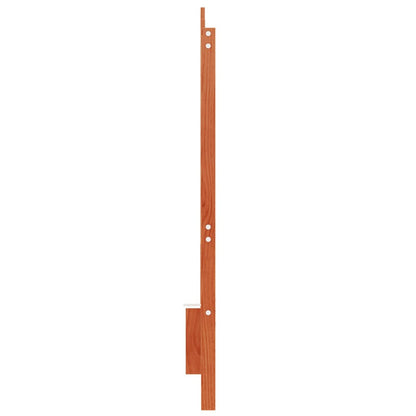 vidaXL Headboard Wax Brown 135 cm Solid Wood Pine