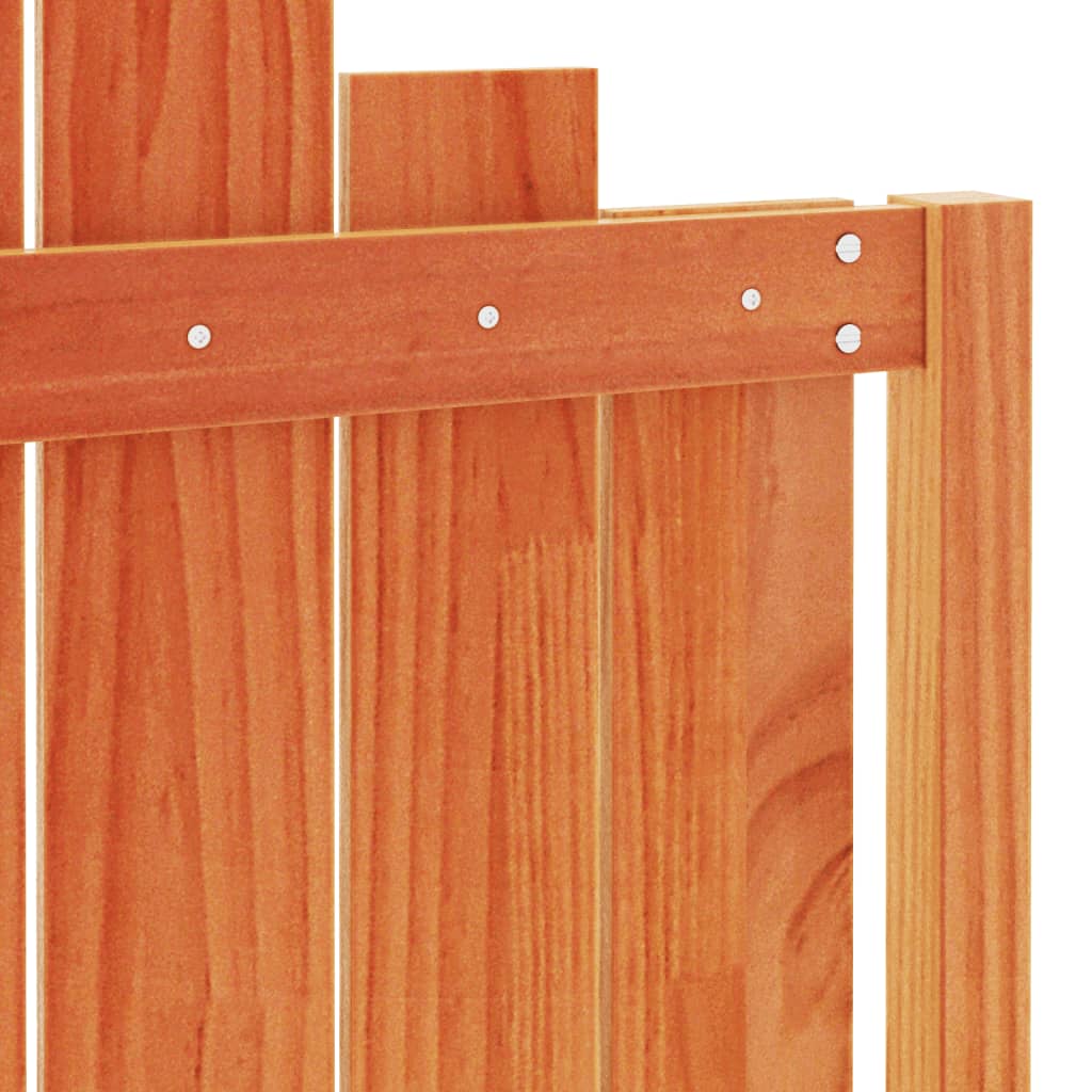 vidaXL Headboard Wax Brown 135 cm Solid Wood Pine