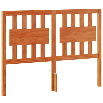 vidaXL Headboard Wax Brown 135 cm Solid Wood Pine